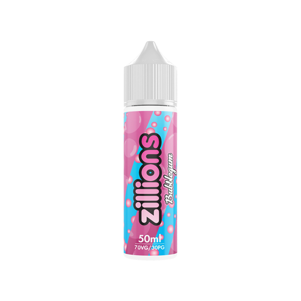 Zillions 50ml Shortfill 0mg (70VG-30PG) - Flavour: Spearmint & Quantity: x10