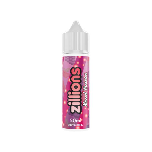 Zillions 50ml Shortfill 0mg (70VG-30PG) - Flavour: Spearmint & Quantity: x10