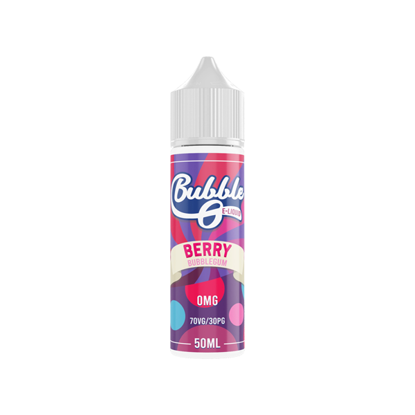 Bubble O 50ml Shortfill 0mg (70VG-30PG) - Flavour: Strawberry Bubblegum & Quantity: x10