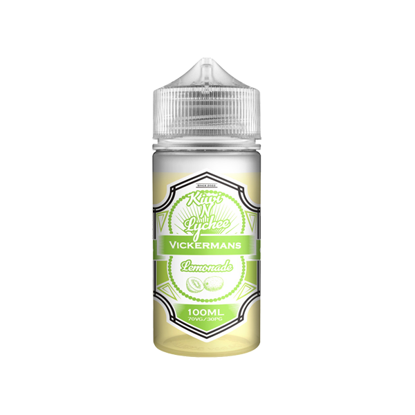 Vickermans Lemonade 100ml Shortfill 0mg (70VG-30PG) - Flavour: Rhubarb Lemonade