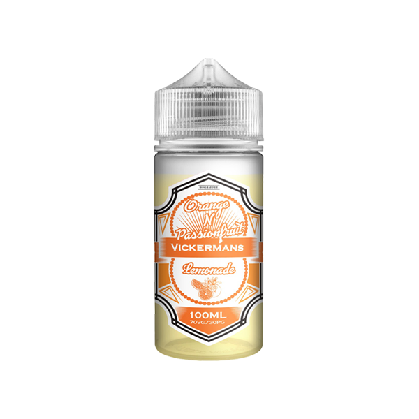 Vickermans Lemonade 100ml Shortfill 0mg (70VG-30PG) - Flavour: Rhubarb Lemonade