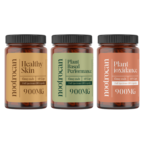 Nootrocan 900mg Full Spectrum CBD Capsules - 60 Caps - Flavour: Healthy Skin