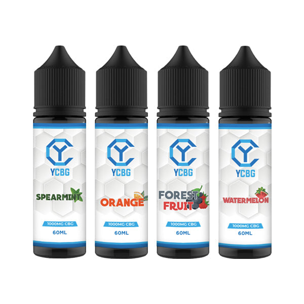 yCBG 1000mg CBG E-liquid 60ml (BUY 1 GET 1 FREE) - Flavour: Rainbow - SilverbackCBD