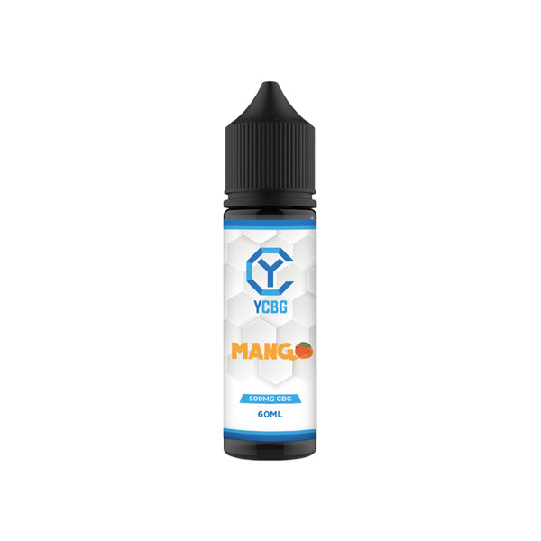 yCBG 500mg CBG E-liquid 60ml (BUY 1 GET 1 FREE) - Flavour: Mango - SilverbackCBD