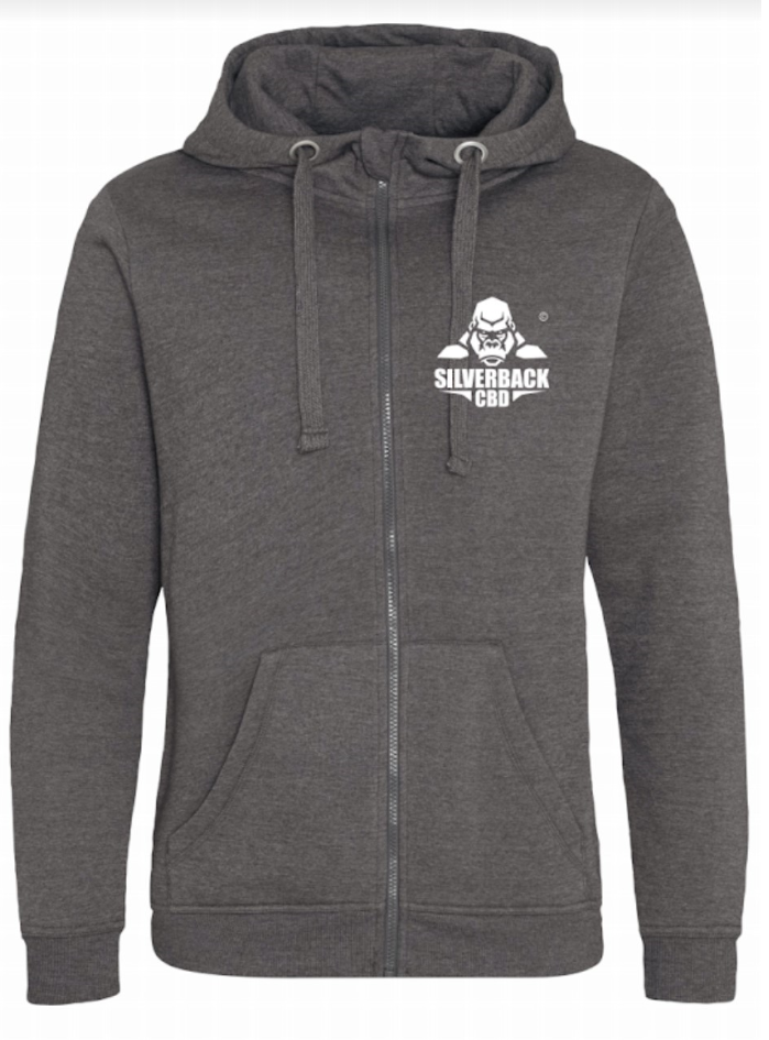Silverback CBD Apparel Zipped Hoodie - SilverbackCBD