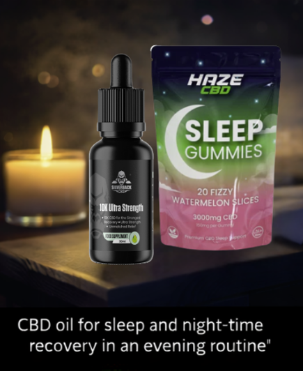 CBD for Sleep & Night-Time Recovery: Supporting Rest, Relaxation & Better Sleep Quality