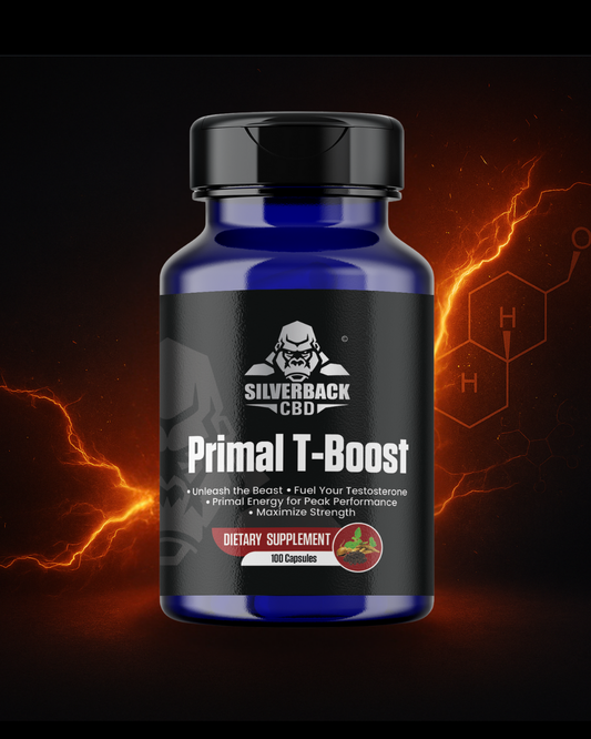 Support Natural Testosterone with Silverback CBD Primal T-Boost