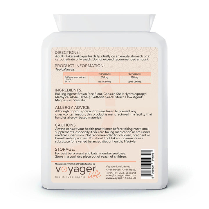5HTP from Griffonia Seed 90 Capsules