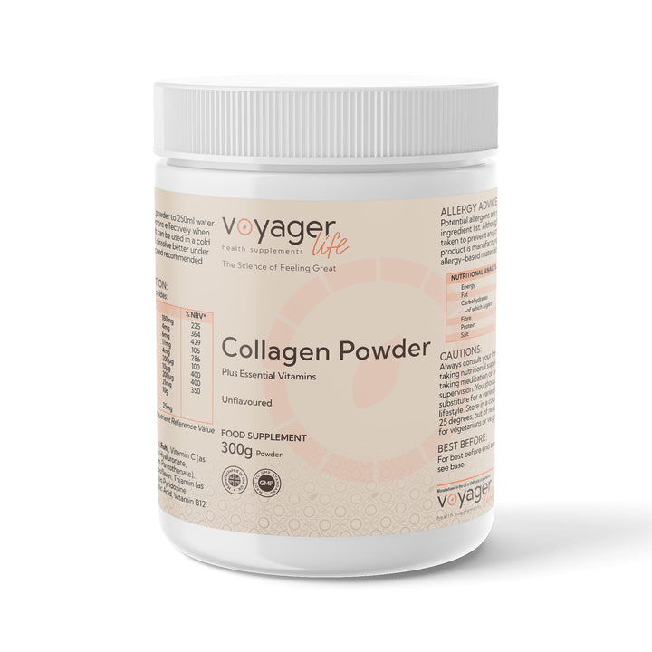 Collagen (Marine) Powder 300g Plus Essential Vitamins - Unflavoured