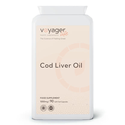 Cod Liver Oil 1000mg 90 Soft Gel Capsules