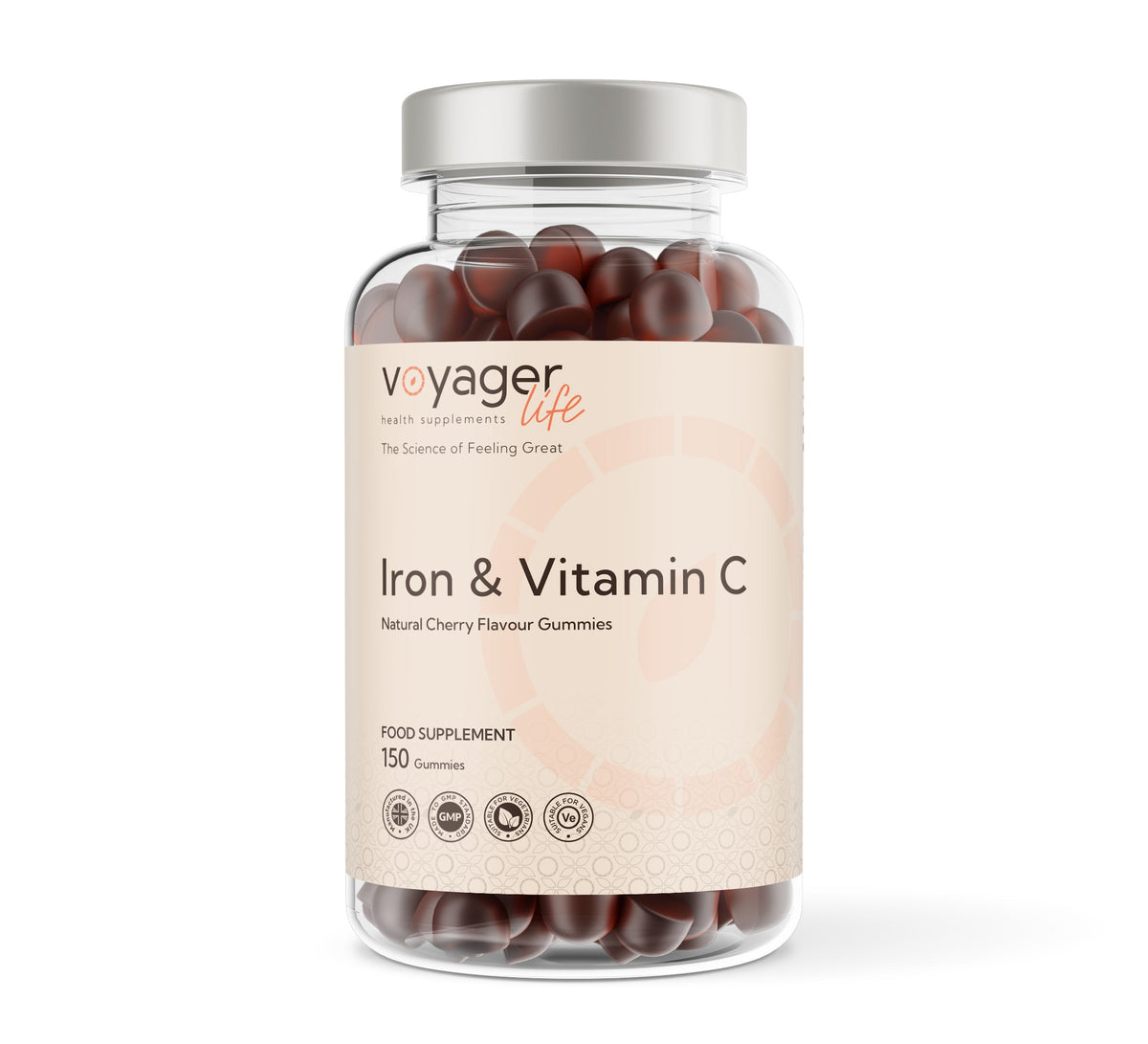Iron & Vitamin C - Natural Cherry Flavour Gummies