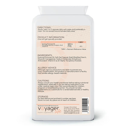 Evening Primrose Oil 1000mg 90 Soft gel Capsules