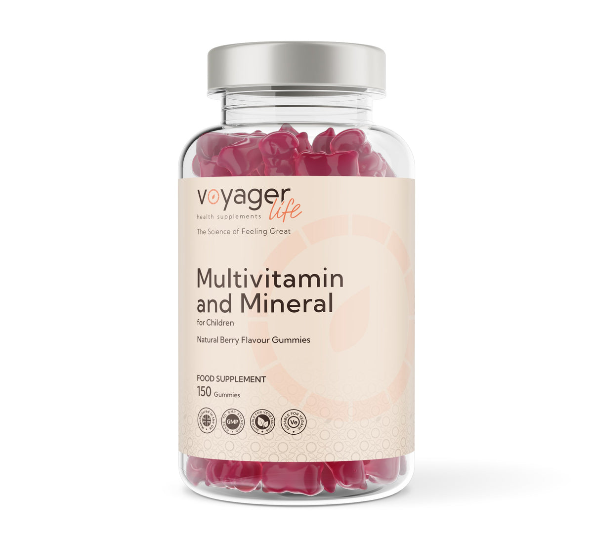 Multivitamins and Minerals for Children 150 Berry Flavoured Gummies