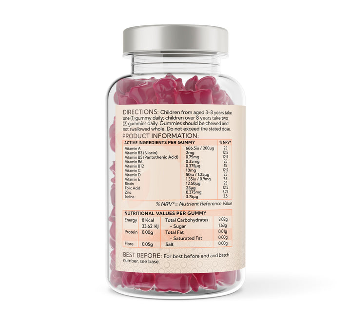 Multivitamins and Minerals for Children 150 Berry Flavoured Gummies