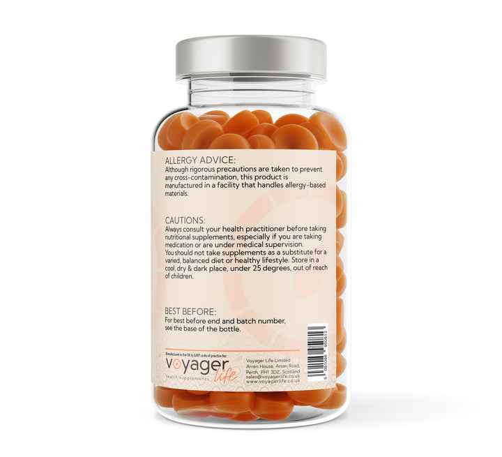 Vitamin D3 4000iu - 60 Natural Orange Flavour Gummies
