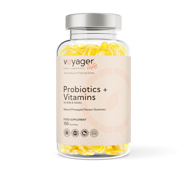 Probiotics + Vitamins for Kids 150 Pineapple Flavour Gummies