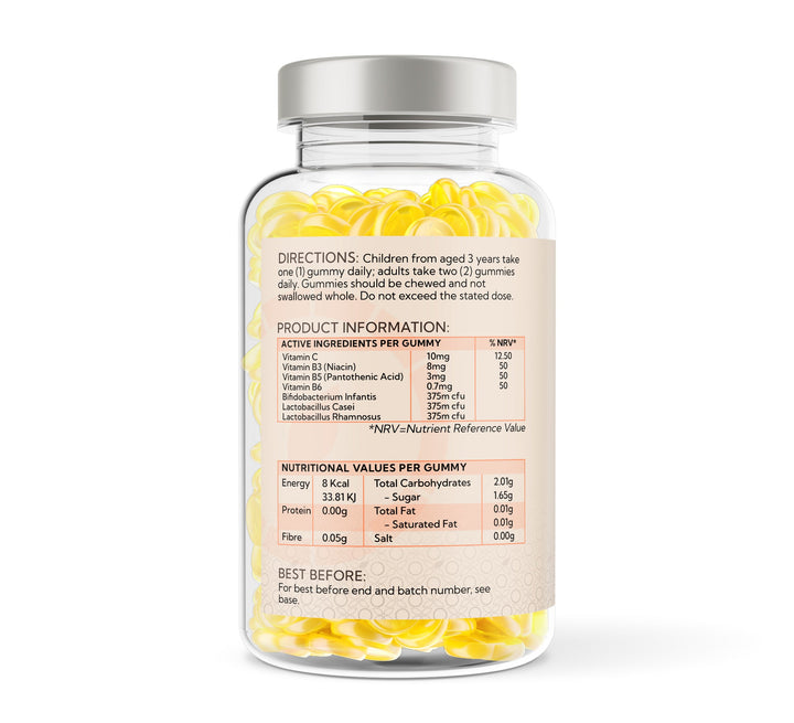 Probiotics + Vitamins for Kids 150 Pineapple Flavour Gummies