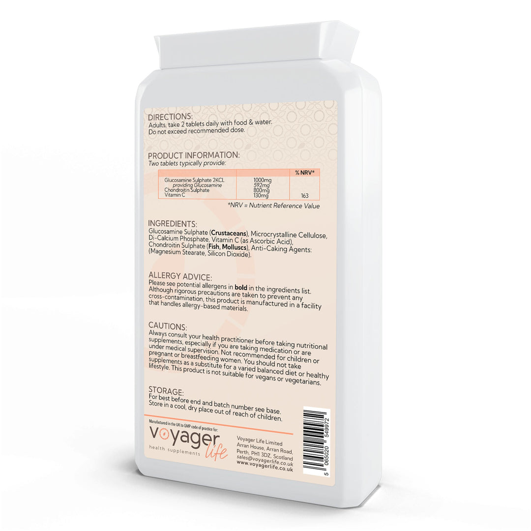 Glucosamine Chondrioitin Complex 180 Tablets