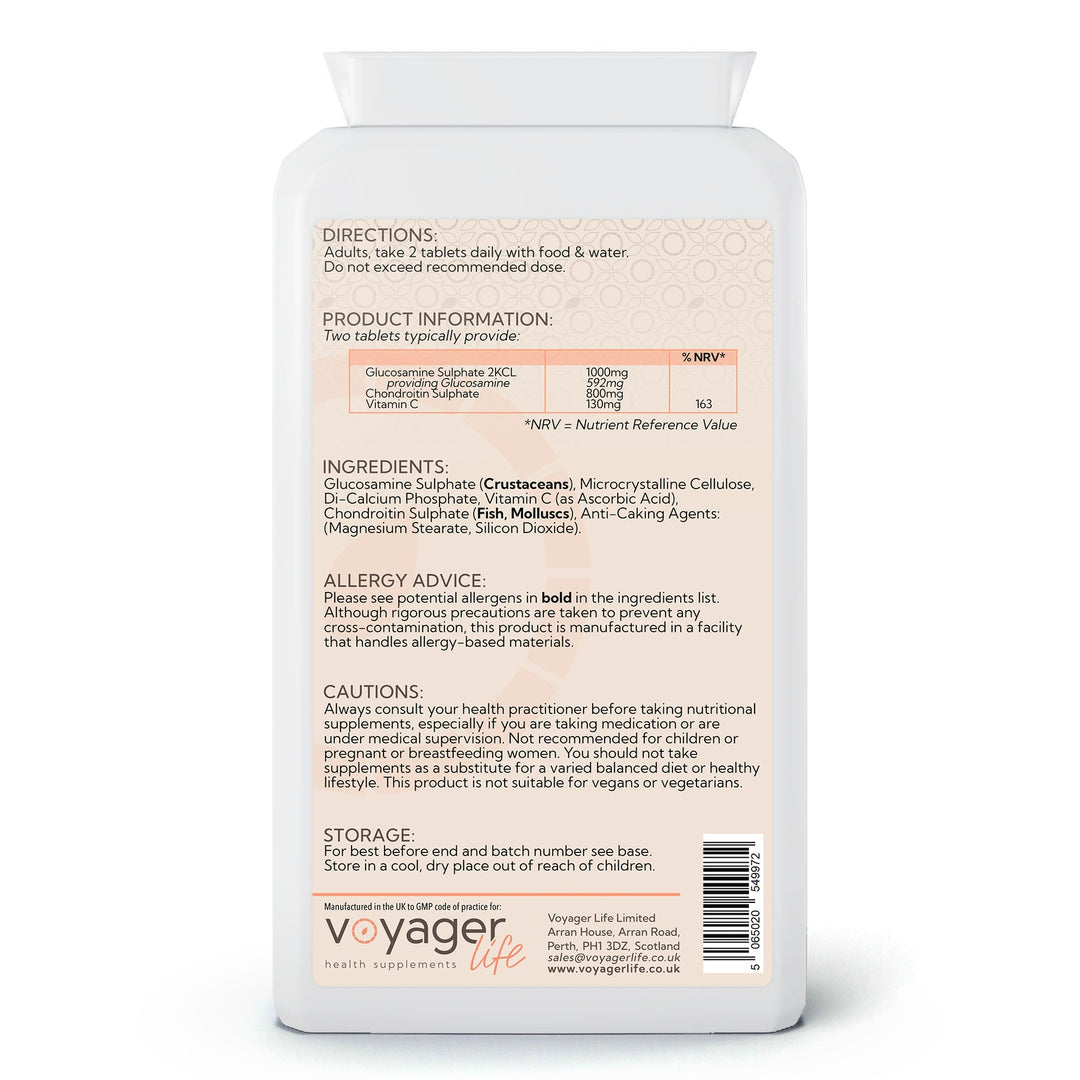 Glucosamine Chondrioitin Complex 180 Tablets