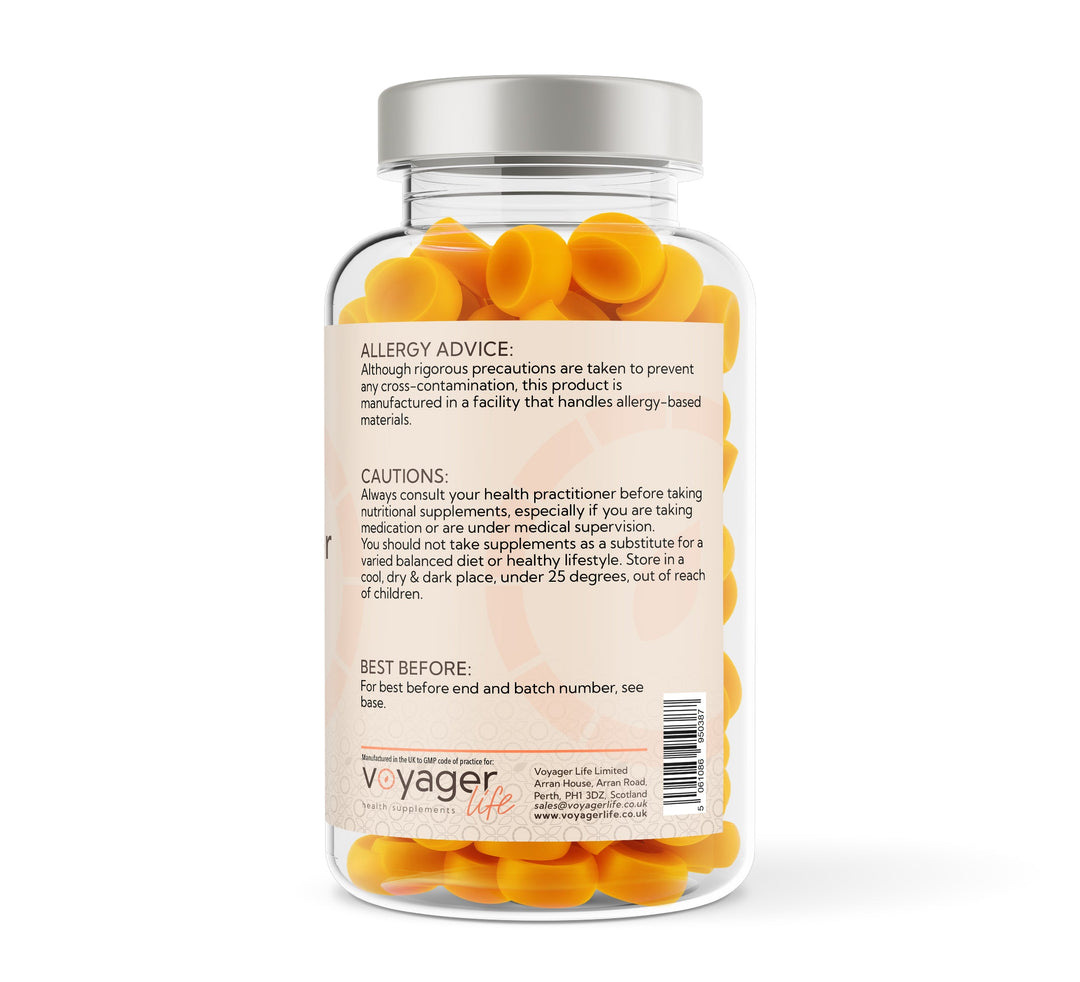 Turmeric & Ginger - 120 Orange Flavour Gummies