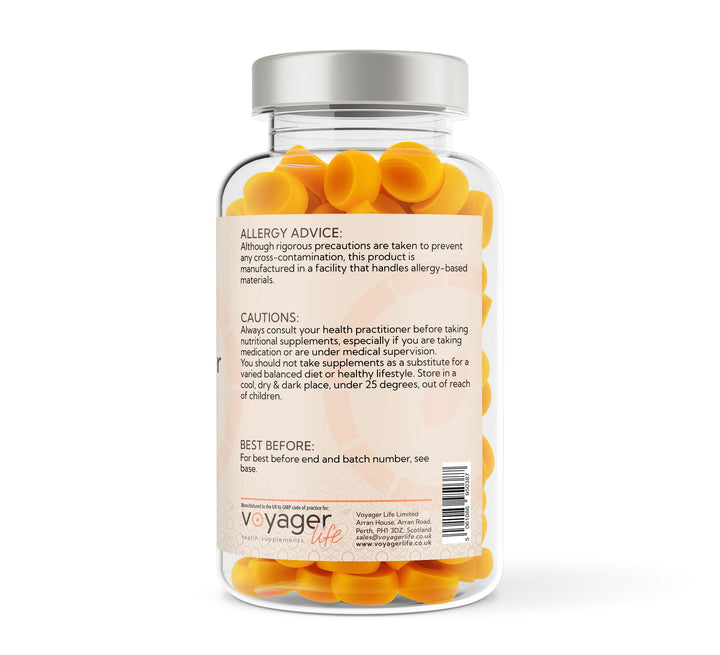 Turmeric & Ginger - 120 Orange Flavour Gummies