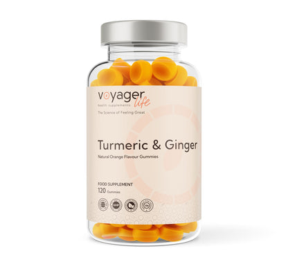 Turmeric & Ginger - 120 Orange Flavour Gummies