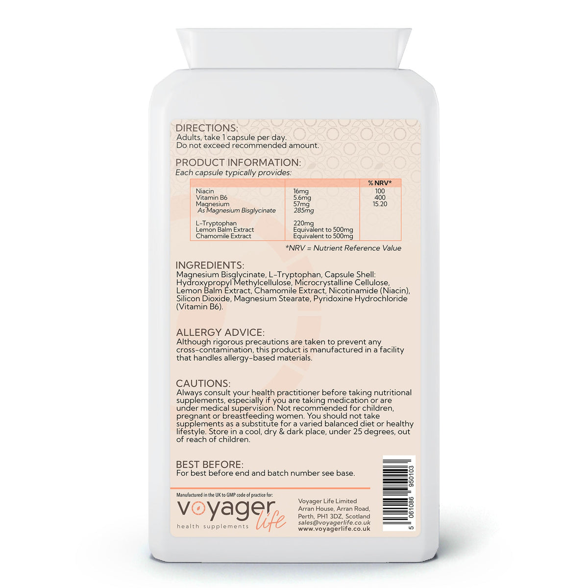 L-Tryptophan Complex for Stress & Sleep