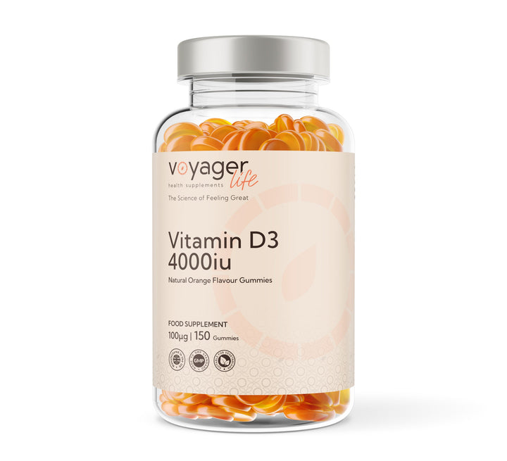 Vitamin D3 4000iu 150 Orange Flavour Gummies