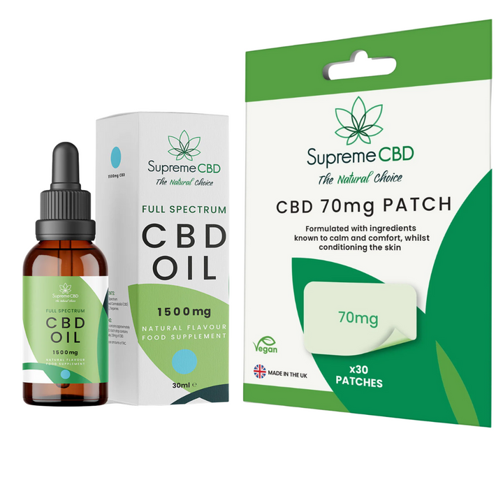 Supreme CBD - Sugar Free 24-7 CBD Support (CBD Oil & Patches)
