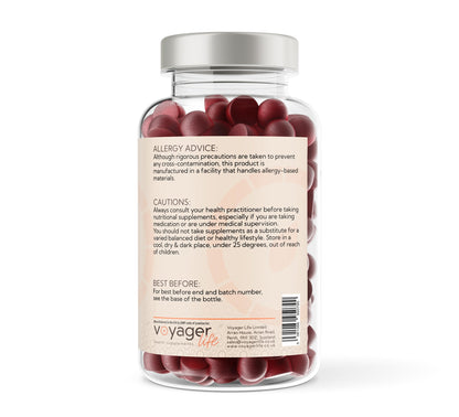 Ashwagandha 600mg - 150 Natural Raspberry Flavour Gummies