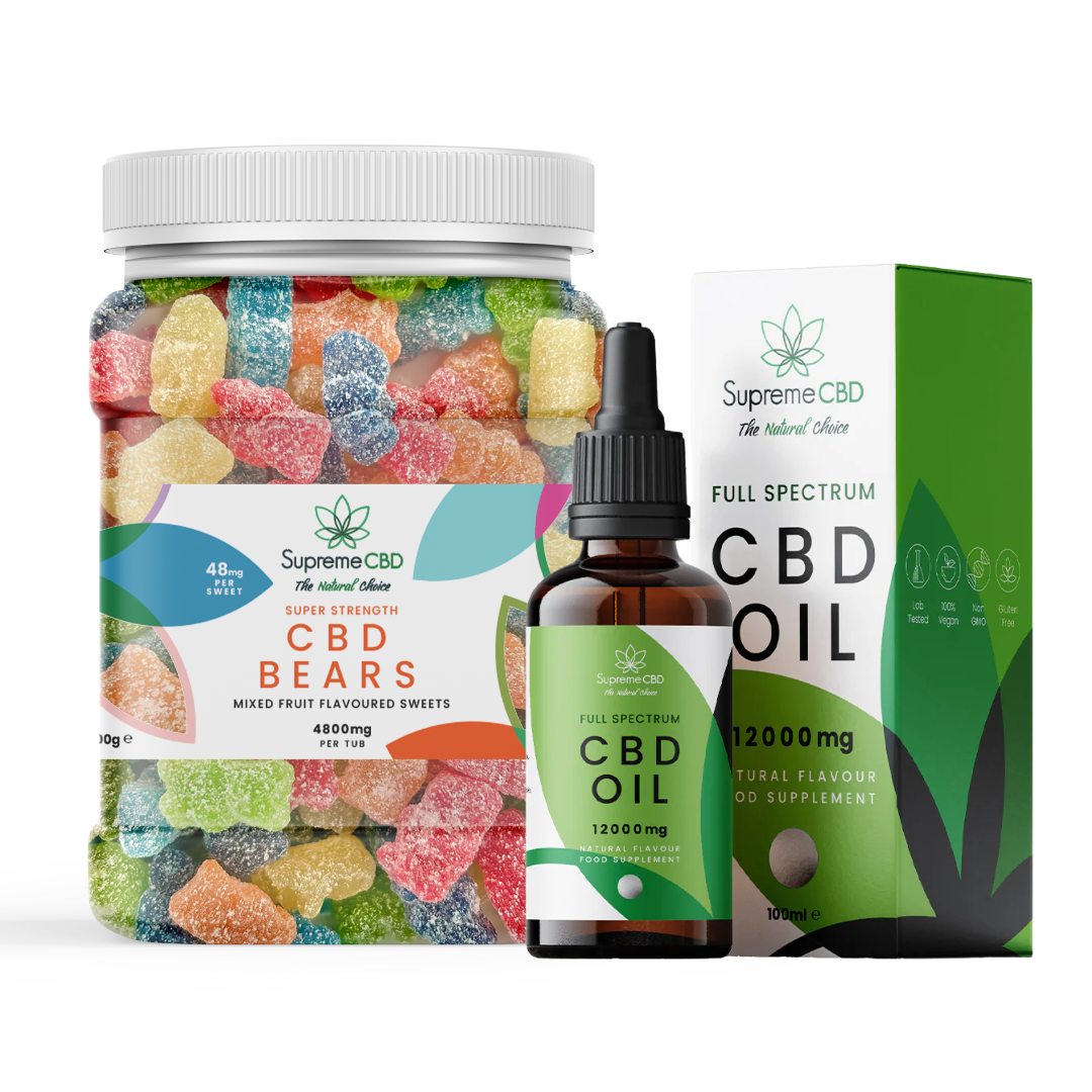 Supreme CBD - CBD Oil With FREE 4800mg Gummies