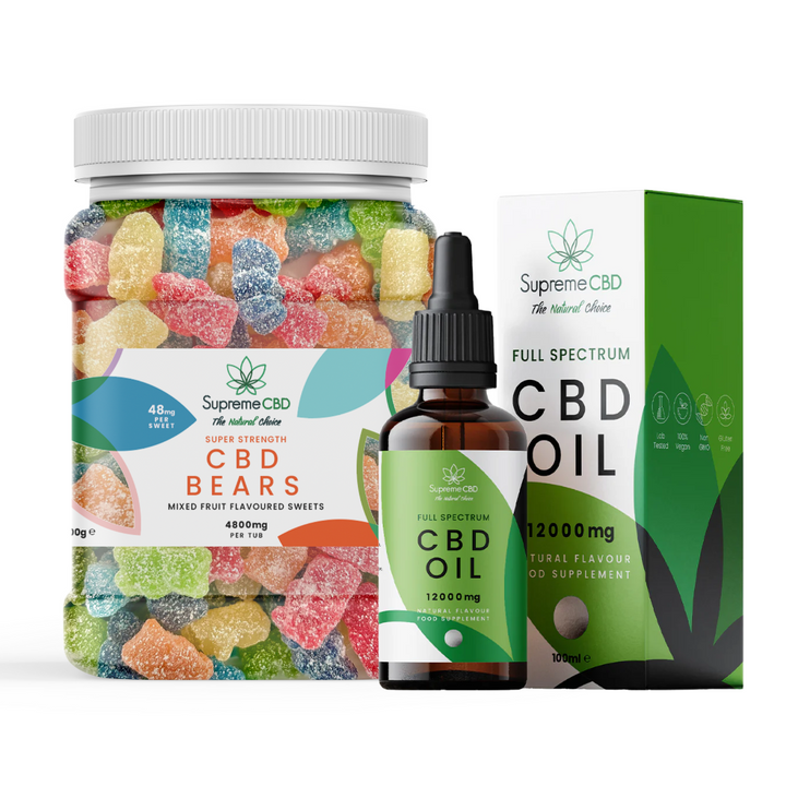Supreme CBD - CBD Oil With FREE 4800mg Gummies