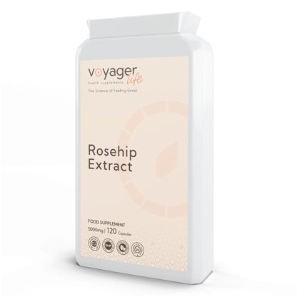 Rosehip Extract 5000mg & Vitamin C 120 Capsules