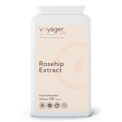 Rosehip Extract 5000mg & Vitamin C 120 Capsules