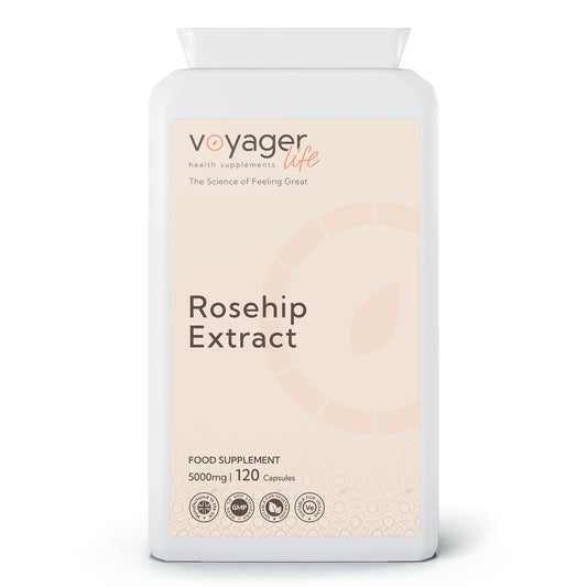 Rosehip Extract 5000mg & Vitamin C 120 Capsules