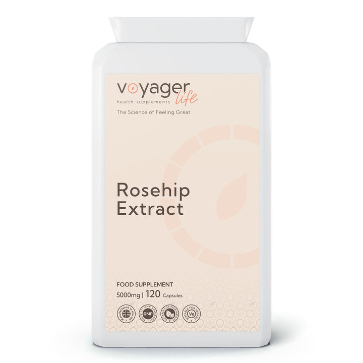 Rosehip Extract 5000mg & Vitamin C 120 Capsules