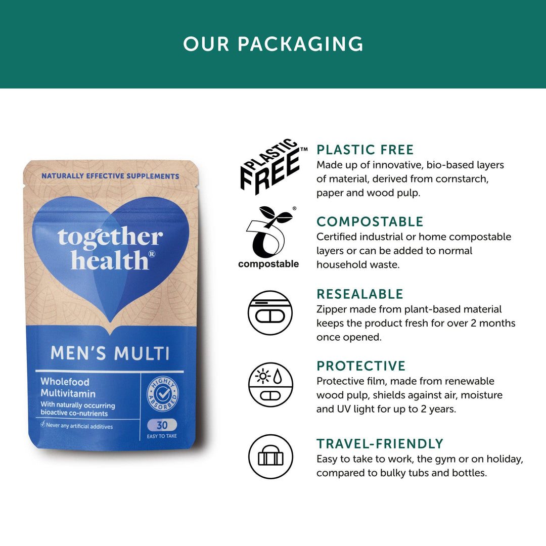 The Positive Company - Men’s Multivitamin – Vegan – 30 Capsules