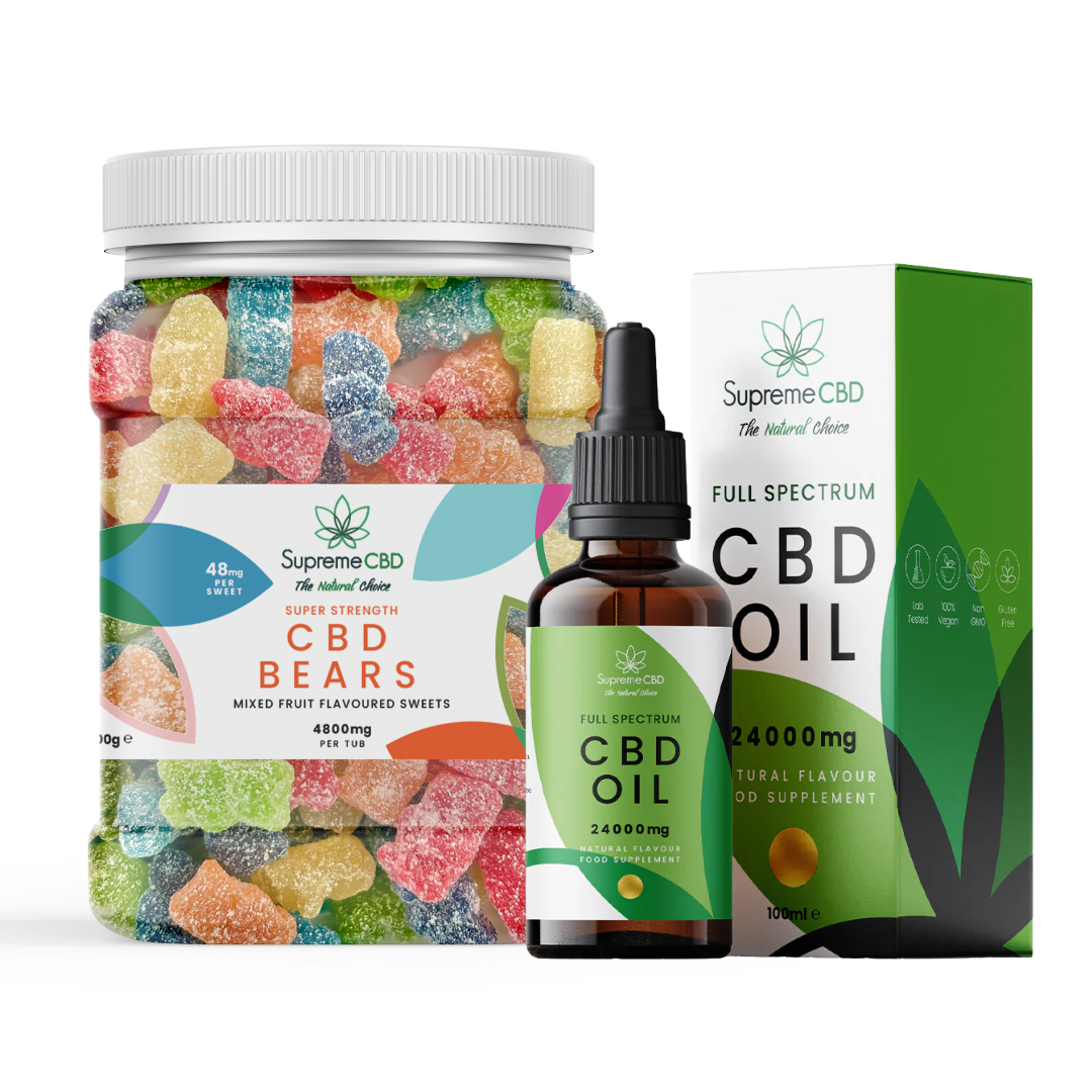 Supreme CBD - CBD Oil With FREE 4800mg Gummies