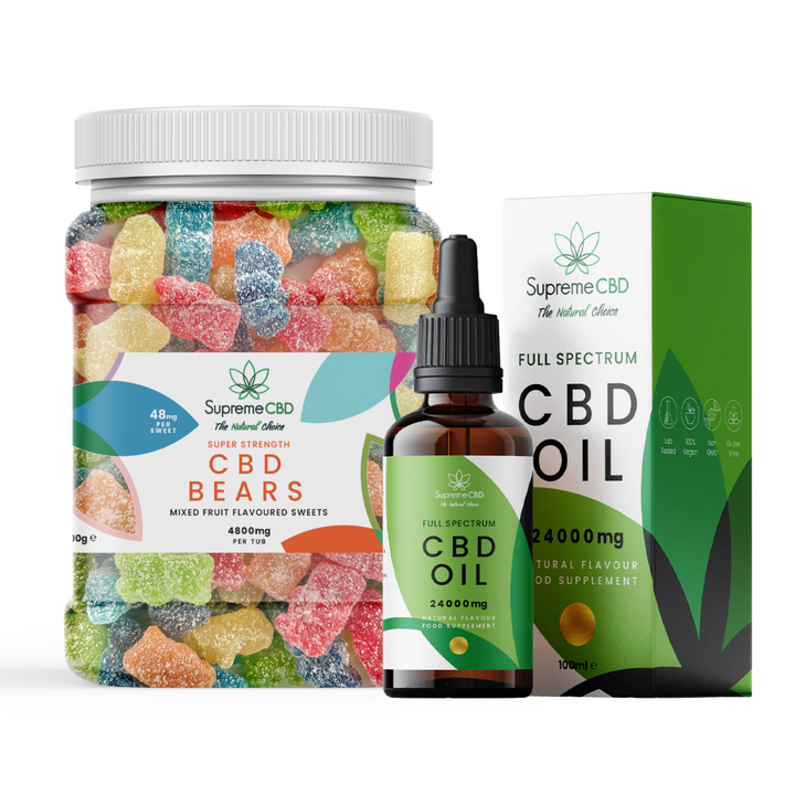 Supreme CBD - CBD Oil With FREE 4800mg Gummies