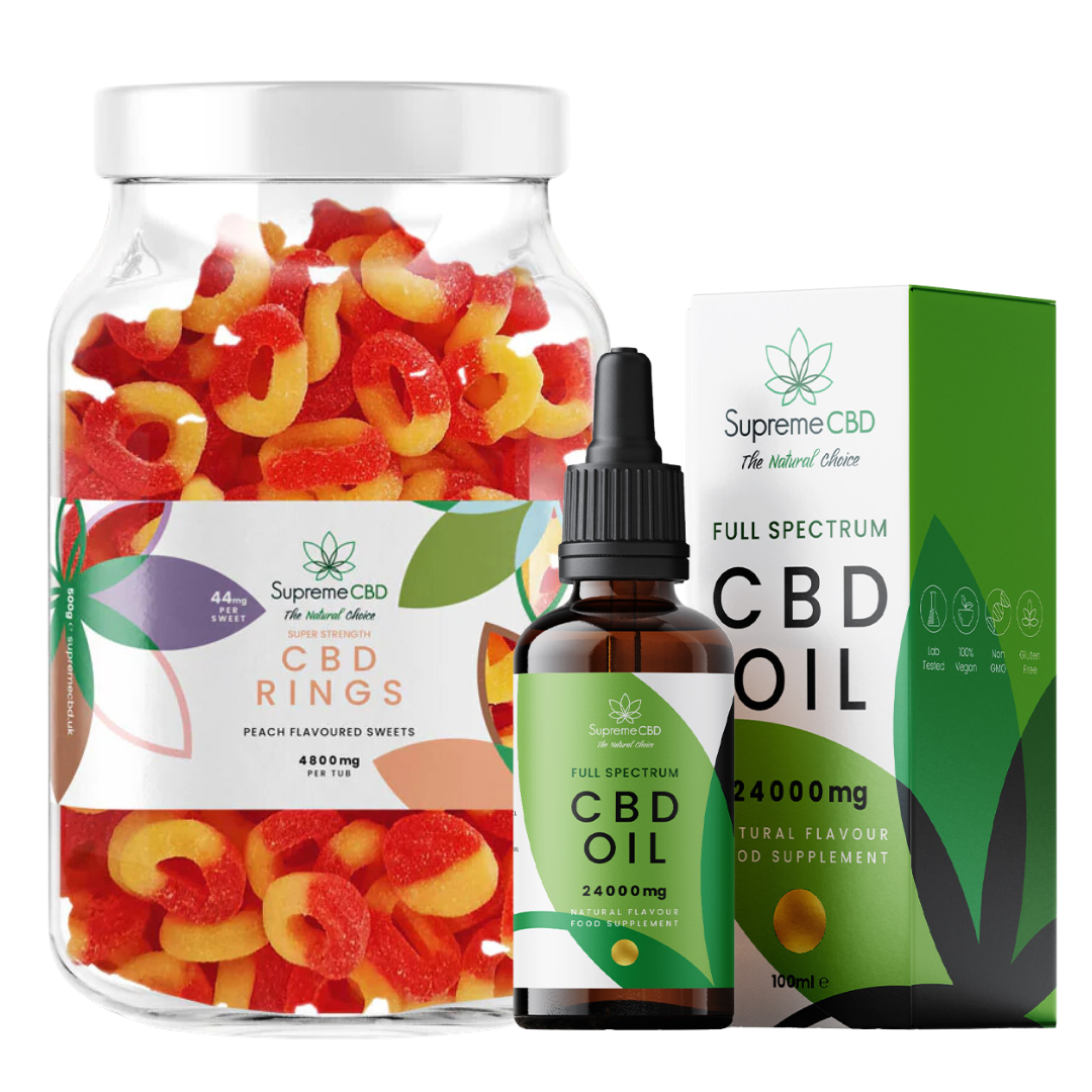 Supreme CBD - CBD Oil With FREE 4800mg Gummies
