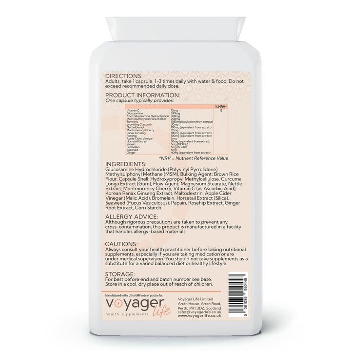 Vegan Glucosamine Complex Plus Vegan 120 Capsules