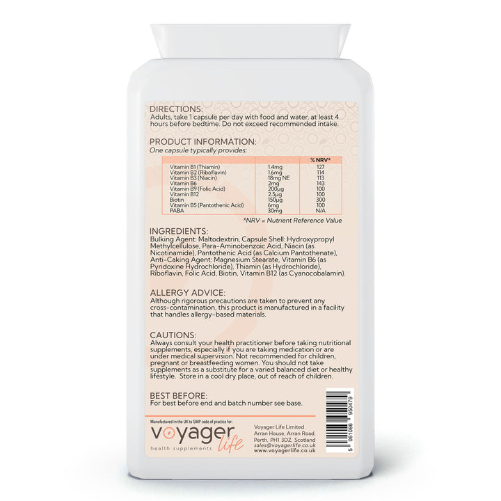 Vitamin B Complex Daily 120 Capsules