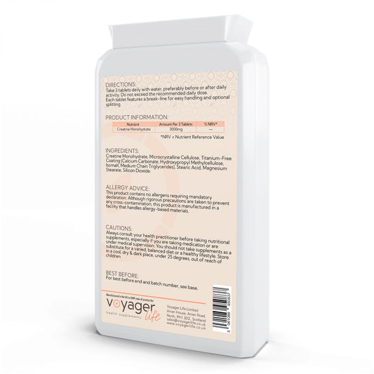 Creatine Monohydrate 1000mg 90 Tablets