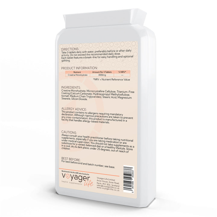 Creatine Monohydrate 1000mg 90 Tablets