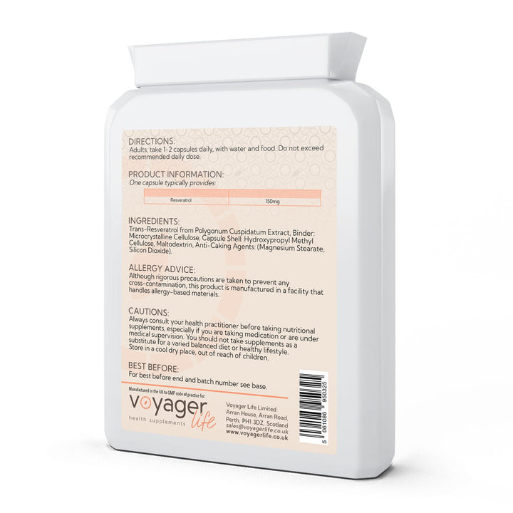 Resveratrol 150mg 90 Capsules