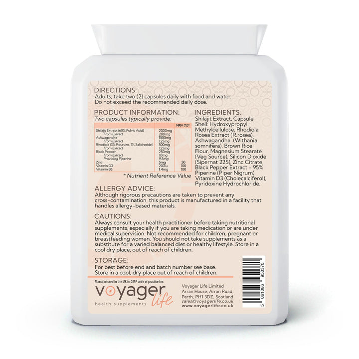 Shilajit Adaptogen Complex 90 Capsules