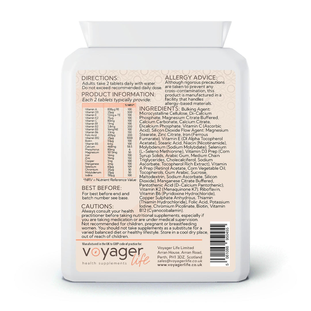 Vegan Multivitamin & Minerals 60 Capsules