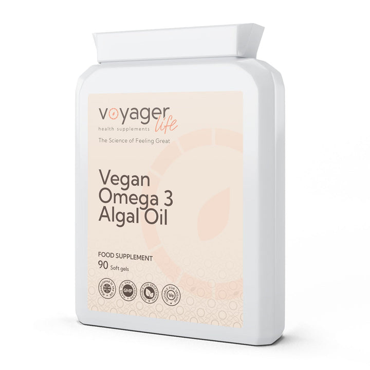 Vegan Omega 3 Algal Oil 90 Softgels