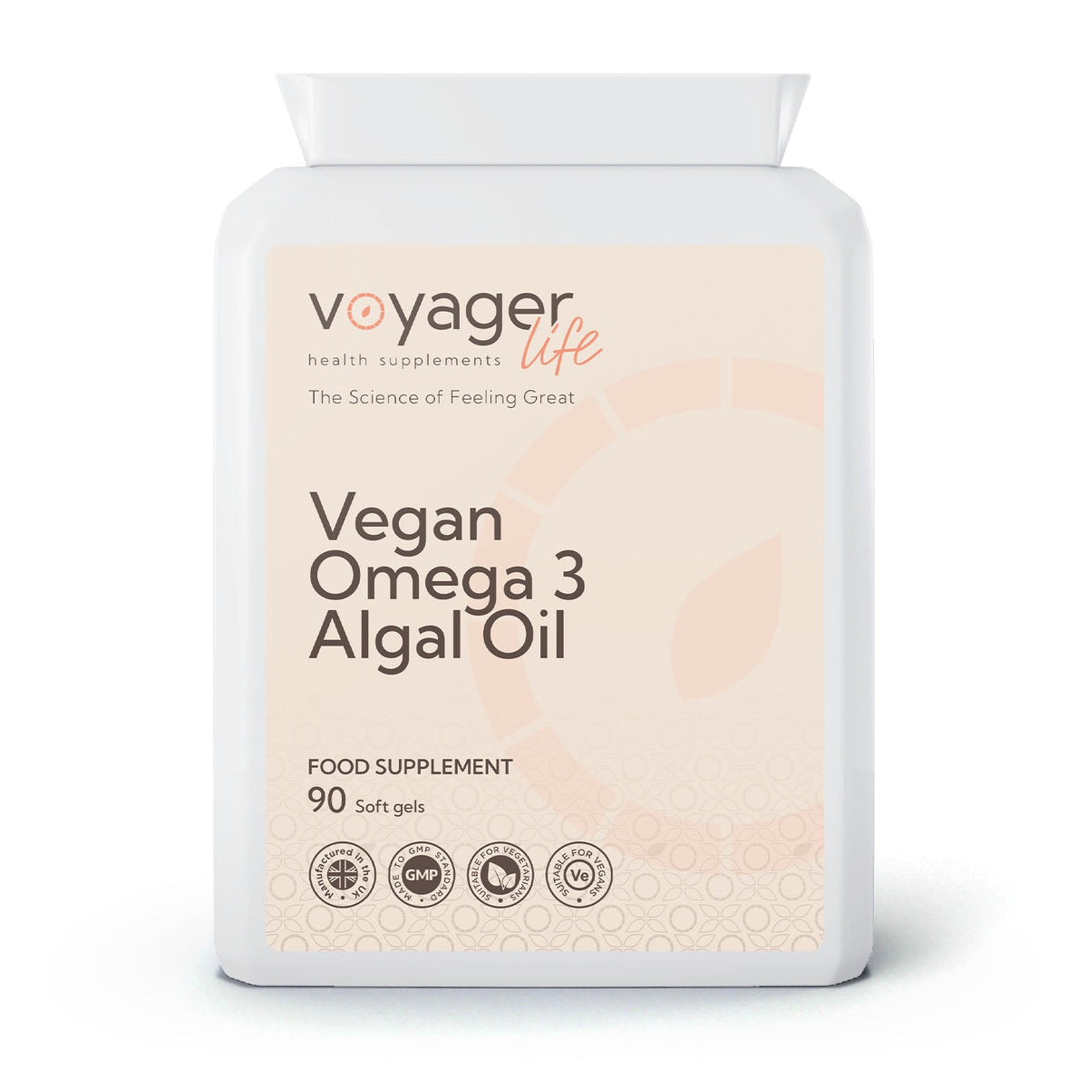 Vegan Omega 3 Algal Oil 90 Softgels