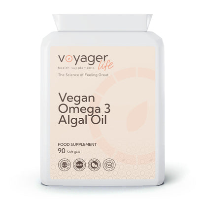 Vegan Omega 3 Algal Oil 90 Softgels